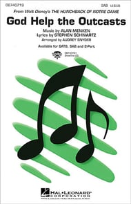 cover God Help the Outcasts SAB choral sheet music cover